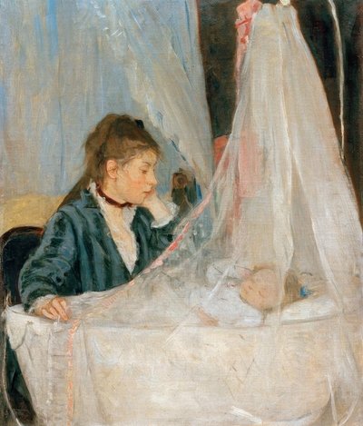 ゆりかご 作： Berthe Morisot