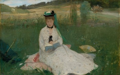 読書。 1873 作： Berthe Morisot