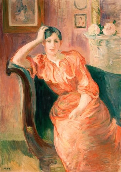 看護師と赤ちゃん 作： Berthe Morisot