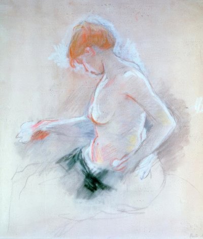 ヌード 作： Berthe Morisot