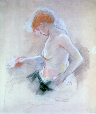 ヌード、c1861-1895 作： Berthe Morisot