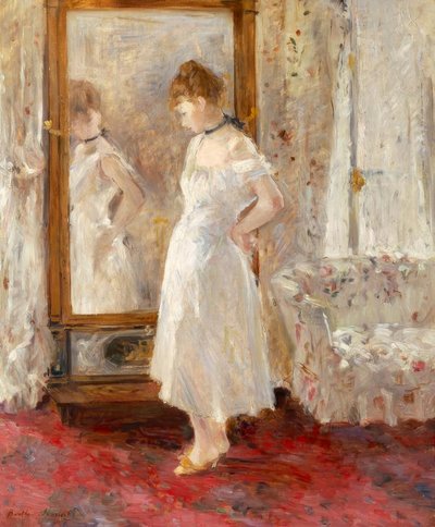 ベルト・モリゾ（1841-1895）の「プシュケ」（1876年）。 作： Berthe Morisot
