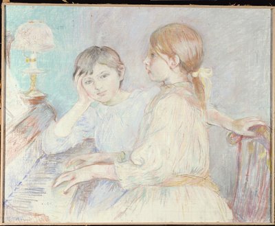ピアノ、1888 作： Berthe Morisot