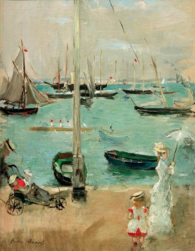 ワイト島ウェストカウズ 作： Berthe Morisot