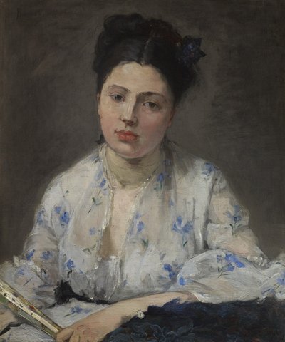 若い女性1871 作： Berthe Morisot