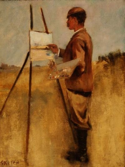 アーノルド・プリーストマンのスケッチ 作： Bertram Priestman