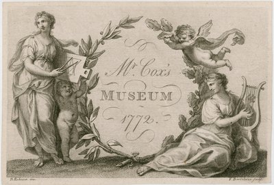 コックス氏の博物館、1772年 作： Biagio Rebecca