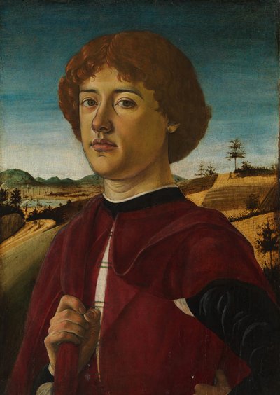 若い男の肖像 1470年。 作： Biagio d
