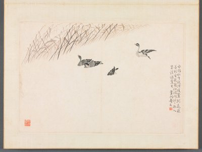 書画帖 作： Bian Shoumin