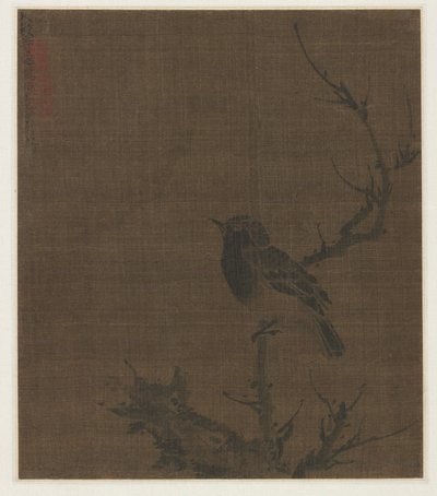 サクラの枝で眠る鳥 作： Bian Wenjin