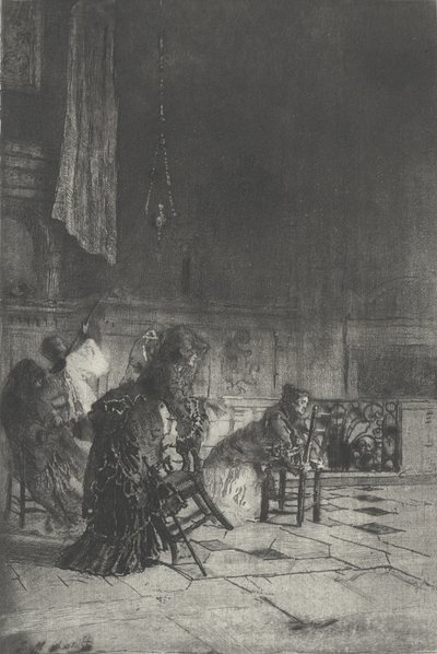 ミラノの教会の内部 ミラノの教会の内部 [sic]、c. 1874年。 作： Bianchi Mose