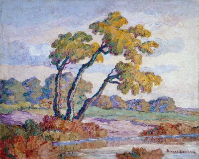 カンザスの風景 作： Birger Sandzen