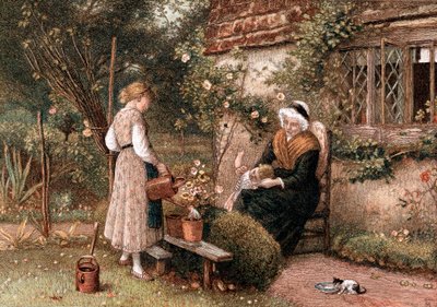 「若者と年齢」、1866年。 作： Birket Foster
