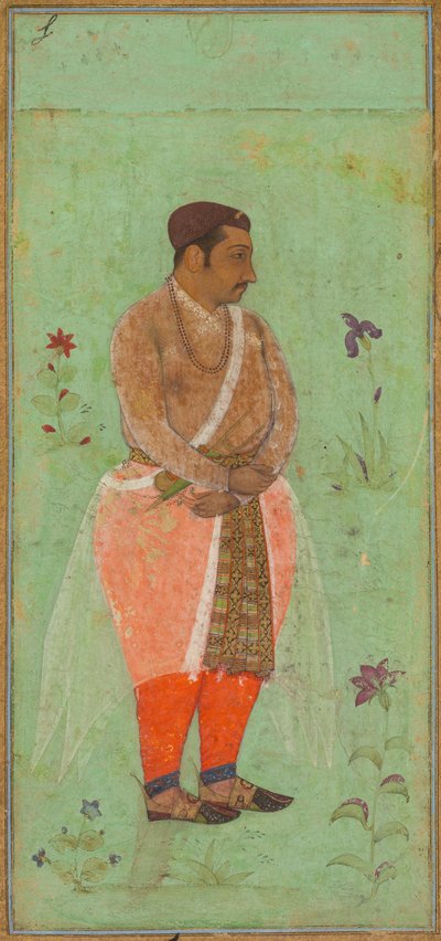 Suraj Singh Rathor、MarwarのRaja、Shah Jahanの母方の叔父の肖像...、c。 1600。 作： Bishandas