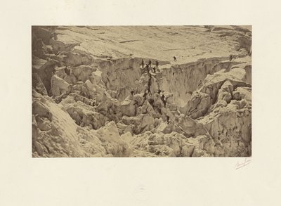 モンブラン登頂 作： Bisson Frères
