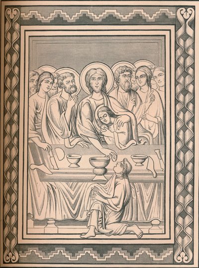 キリストと聖徒、12世紀、1849年。 作： Bisson and Cottard