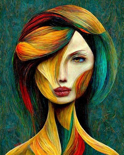 女性を木に変える、2022年頃（デジタルアート） 作： Blake Munch