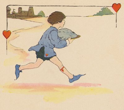 童謡：ピーター・パイパー（カラーリトグラフ） 作： Blanche Fisher Wright
