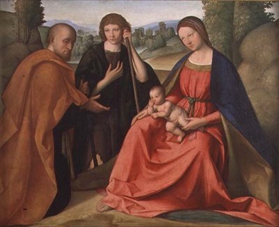 羊飼いの礼拝 作： Boccaccio Boccaccino