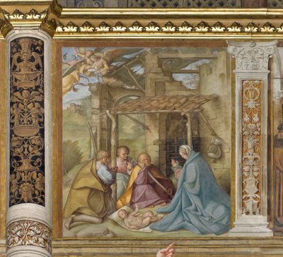 中央アベ、第4北スパン、「羊飼いの礼拝」、ボッカッチョ Boccaccino 1516-17年 作： Boccaccio Boccaccino