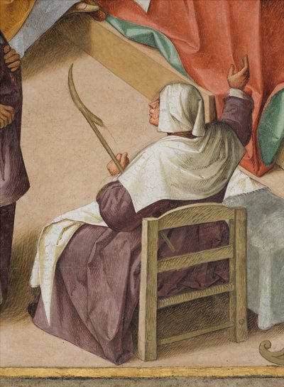 中央身廊、北側第2スパン、「聖母の誕生」 ボッカッチョ Boccaccino 1514-15年、詳細 作： Boccaccio Boccaccino