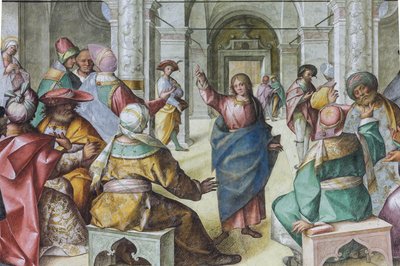 律法学者の中のイエス 作： Boccaccio Boccaccino