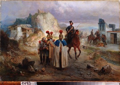 1814年の囚われのフランス人) 作： Bogdan Willewalde