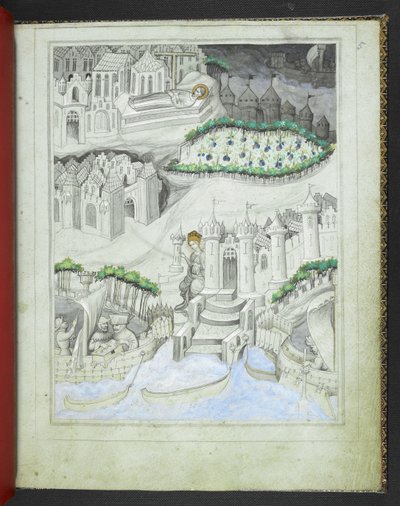 追加 24189, f.5r, The island of Cyprus, from 
