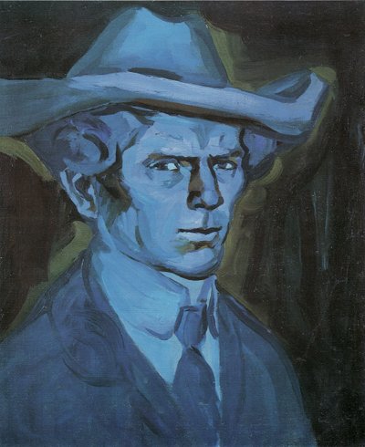 自画像、1909 作： Bohumil Kubišta