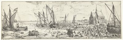 カロ要塞への攻撃の失敗、1638 年 作： Bonaventura Peeters (I)