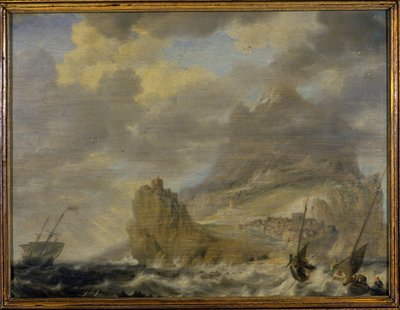 テネリフェ島の港 作： Bonaventura Peeters