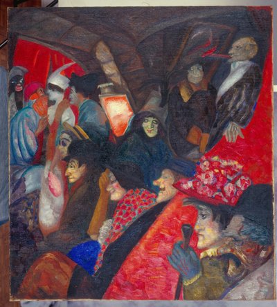 パリのキャバレー ブラック キャット 作： Boris Dmitrievich Grigoriev