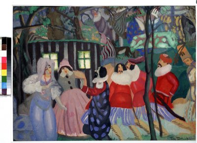征服者（征服者）。 ボリス・ドミトリエヴィチ・グリゴリエフ (1886-1939) の作品、厚紙にグワッシュ 作： Boris Dmitrievich Grigoriev