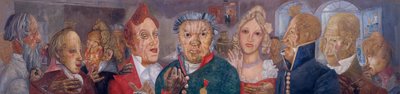 コメディの人物N.ゴーゴルによる政府検査官、1933-1934年 作： Boris Dmitrievich Grigoriev