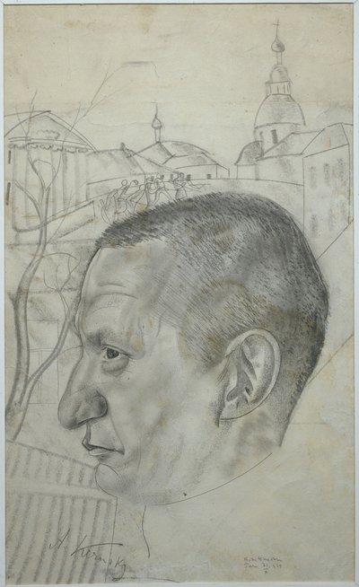 アレクサンドルケレンスキー1881-1970、1924の肖像 作： Boris Dmitrievich Grigoriev