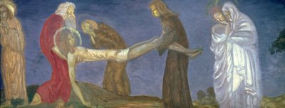 埋葬、1913 作： Boris Dmitrievich Grigoriev