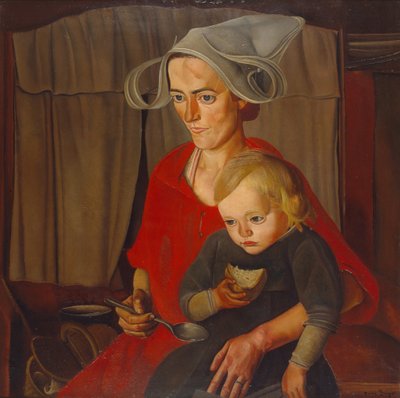 貧困、1925 作： Boris Dmitrievich Grigoriev