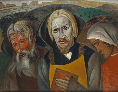 皇帝フョードル・イオアンノヴィッチとしてのヴァシリ・カチャロフ、1923 作： Boris Dmitrievich Grigoriev