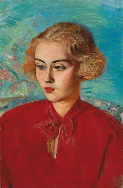 赤の女 作： Boris Dmitrievich Grigoriev