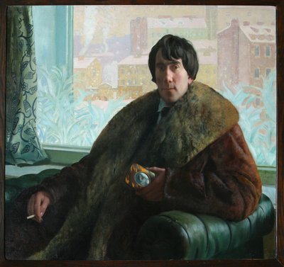彫刻家であり建築家であるイシドールゾロタレフスキーの肖像1885〜1961年、1922年 作： Boris Mikhailovich Kustodiev