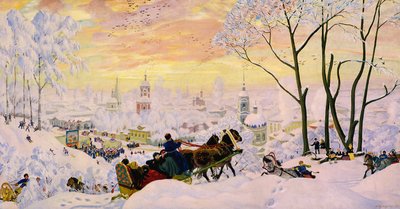 ざんげ節、1916 作： Boris Mikhailovich Kustodiev