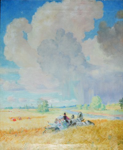 1922年夏 作： Boris Mikhailovich Kustodiev