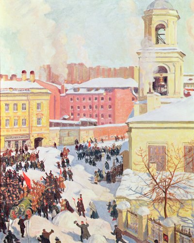 1917 年 2 月 27 日 作： Boris Mikhailovich Kustodiev