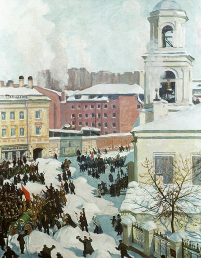 1917年2月27日、1917年 作： Boris Mikhailovich Kustodiev