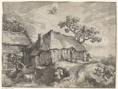ガニメデの農場と強盗のある風景 田園風景（連載タイトル） 作： Boëtius Adamsz. Bolswert