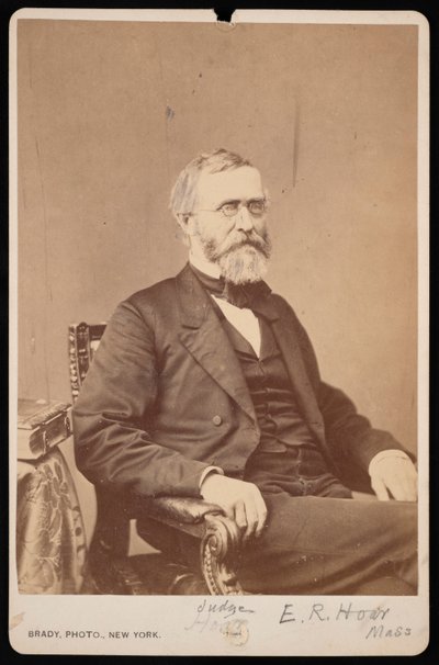Ebenezer Rockwood Hoar 1816-1895 の肖像、1895 年以前。 作： Brady