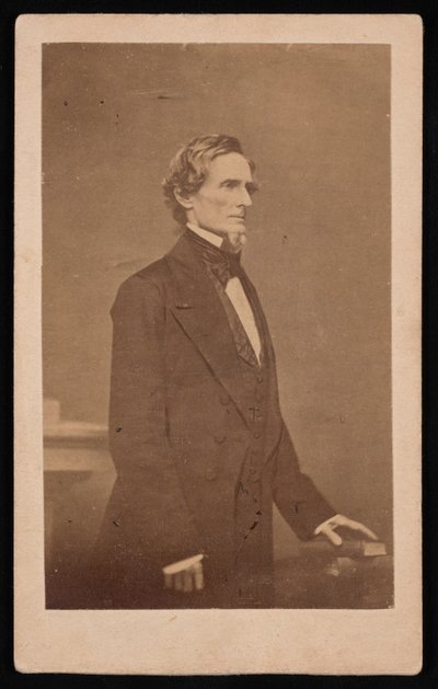 ジェファーソン・デイビスの肖像 1808-1889, 1887. 作： Brady