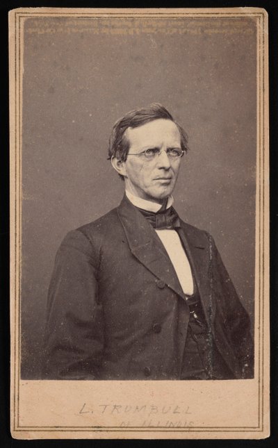 ライマン トランブルの肖像 1813 ～ 1896 年、1864 ～ 1868 年。 作： Brady