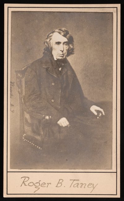 ロジャー・ブルック・タニーの肖像、1777～1864年、1864年以前。 作： Brady