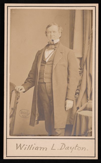 ウィリアム・ルイス・デイトンの肖像 1807-1864、1864年以前。 作： Brady
